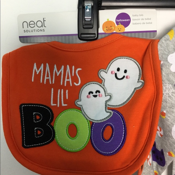 Halloween 6/9 Month Sleep Play Pajama Bib NWT - Picture 4 of 6